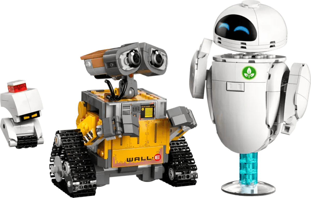 WALL-E and EVE lego figures